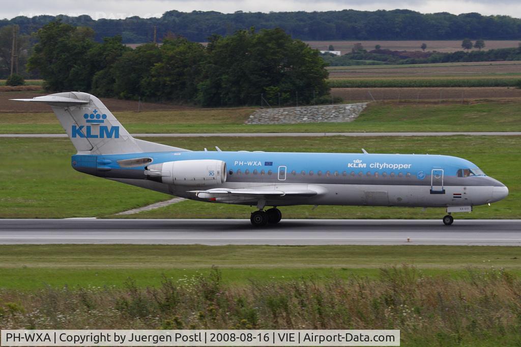 PH-WXA, 1996 Fokker 70 (F-28-0070) C/N 11570, Fokker 70