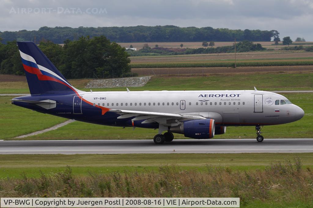 VP-BWG, 2003 Airbus A319-111 C/N 2093, Airbus A319-111