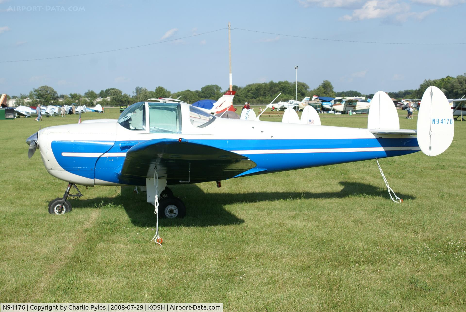 N94176, 1946 Erco 415E Ercoupe C/N 1499, One of several at Airventure 2008.