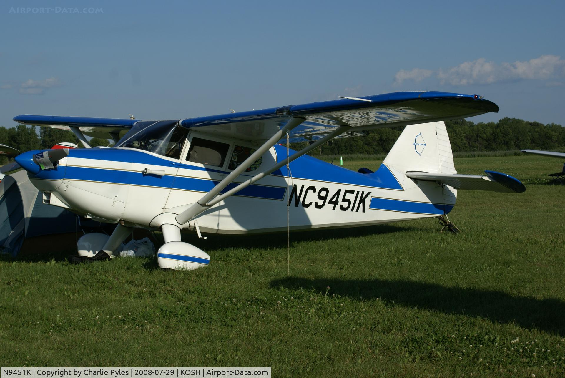 N9451K, 1947 Stinson 108-2 Voyager C/N 108-2451, My pick for the best looking Stinson Station Wagon at Airventure 2008.