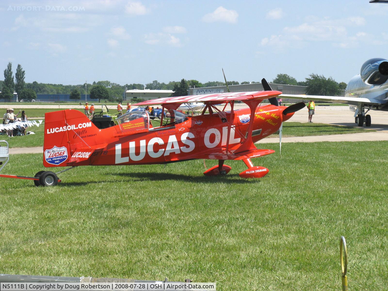 N5111B, 1998 Pitts S-1-11B Super Stinker C/N 4003, 1998 Aviat PITTS S-1-11B, Lycoming AEIO-540, Experimental class