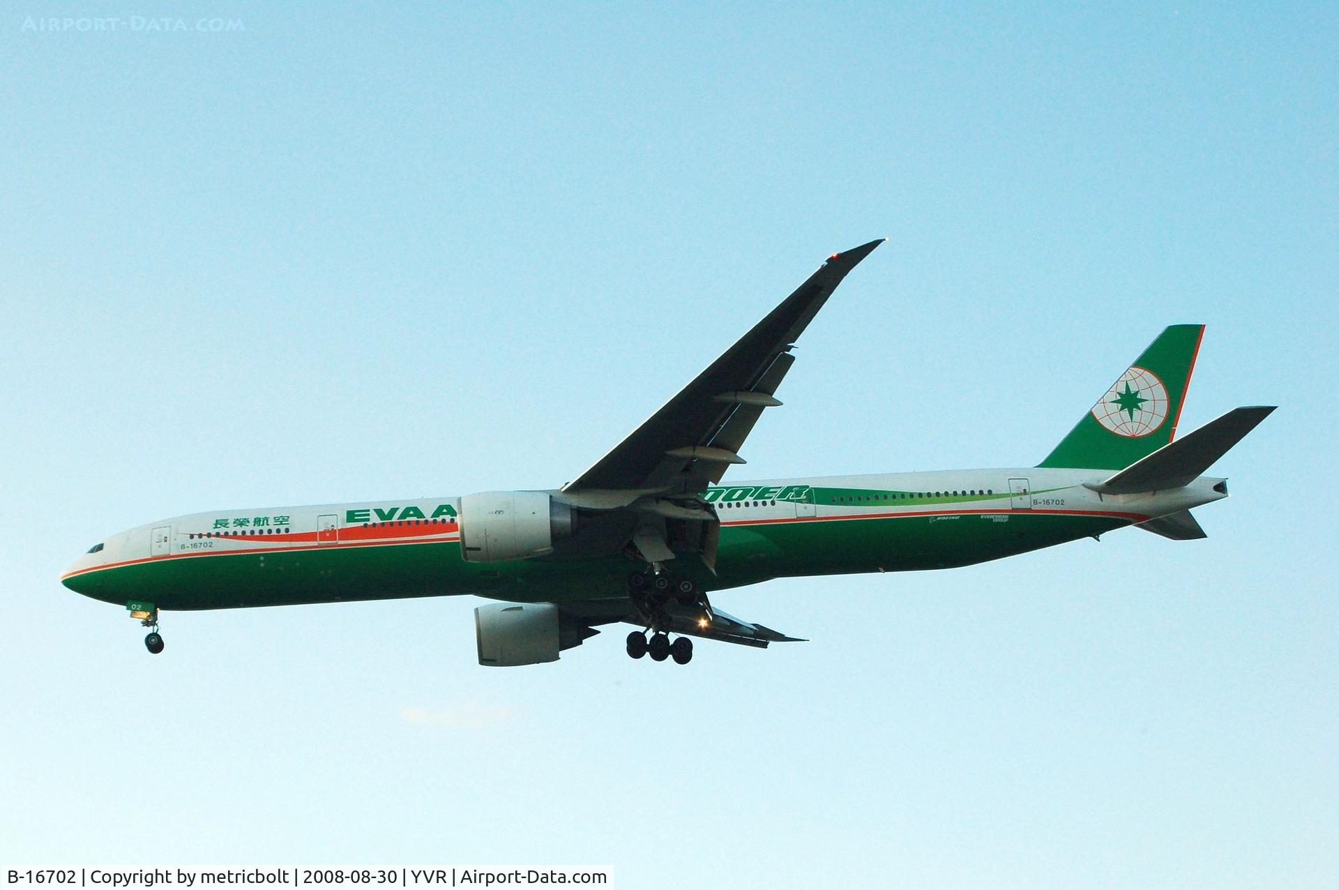 B-16702, 2005 Boeing 777-35E/ER C/N 32640, arrival from Taipei