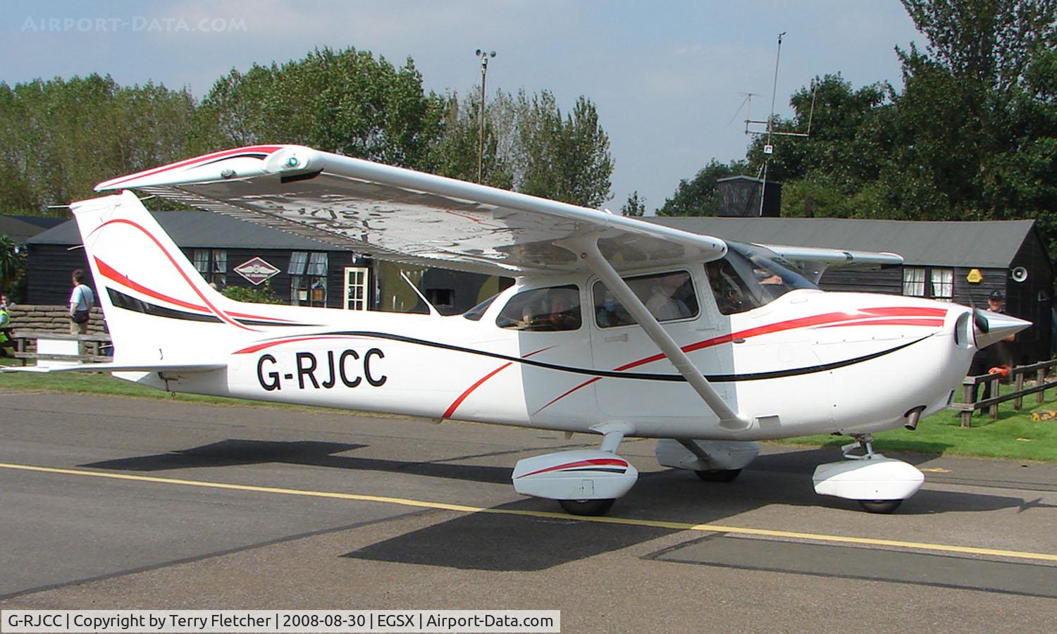 G-RJCC, 2007 Cessna 172SP Skyhawk C/N 172S10525, Visitor to North Weald on RV Fly-in Day 2008