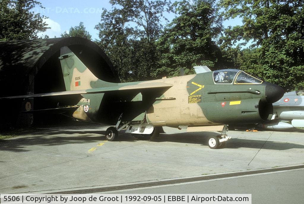 5506, LTV A-7P Corsair II C/N A-159, This Corsair was on the static during the 1992 open house.