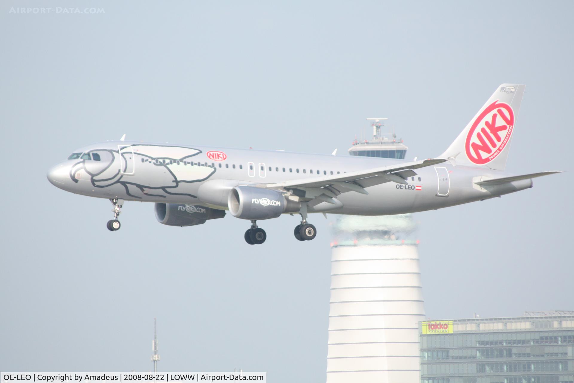 OE-LEO, 2006 Airbus A320-214 C/N 2668, Airbus A320 landing RWY16
