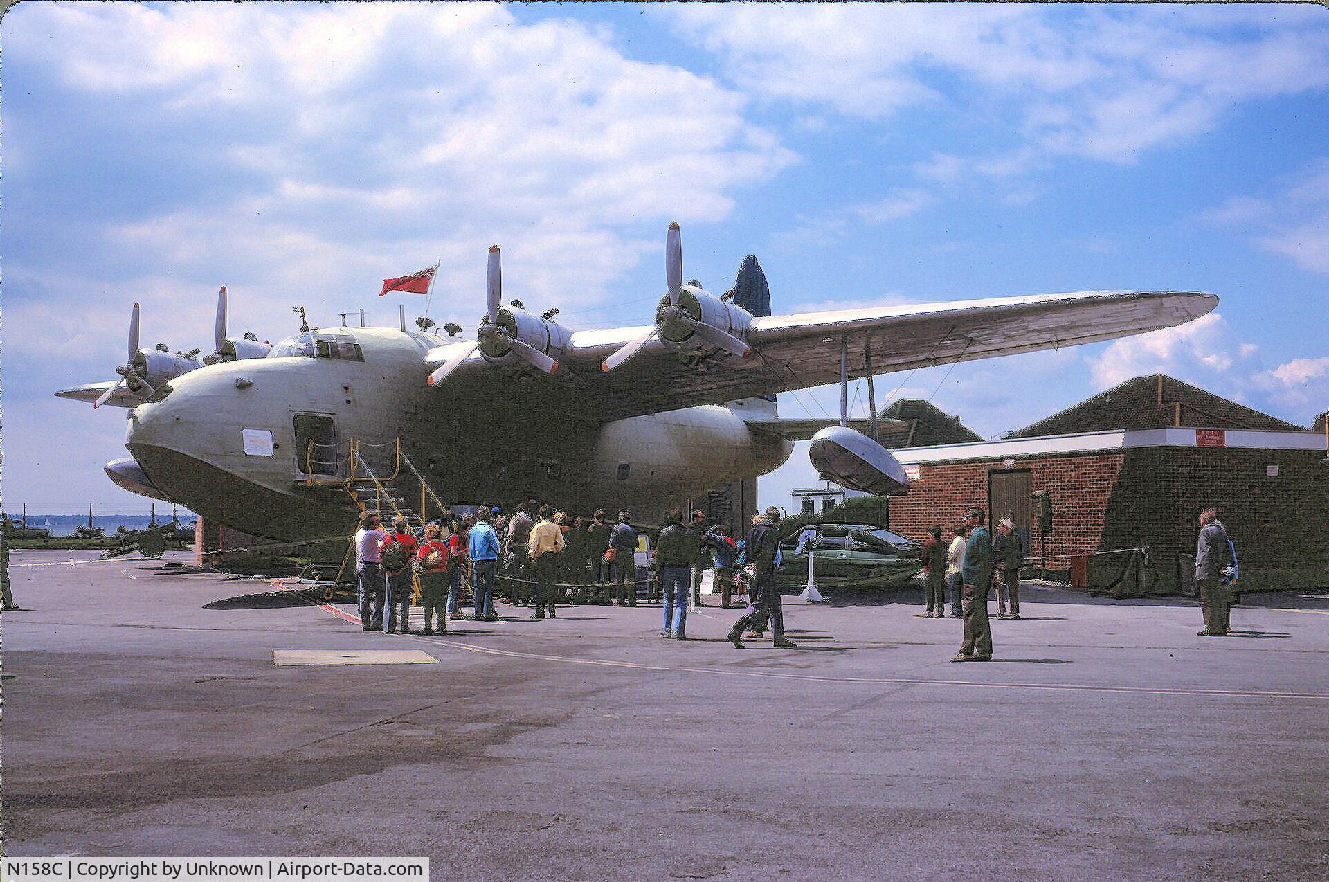 N158C, 1943 Short S-25 Sandringham 4 C/N JM-715, Taken at Lee-on-Solent