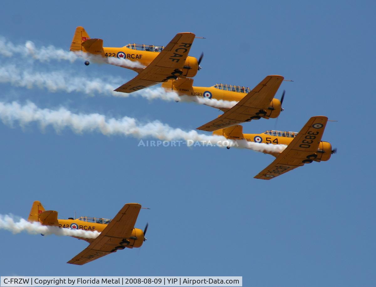 C-FRZW, 1952 Canadian Car & Foundry T-6 Harvard Mk.4 C/N CCF4-213, Formation of Canadian Harvards
