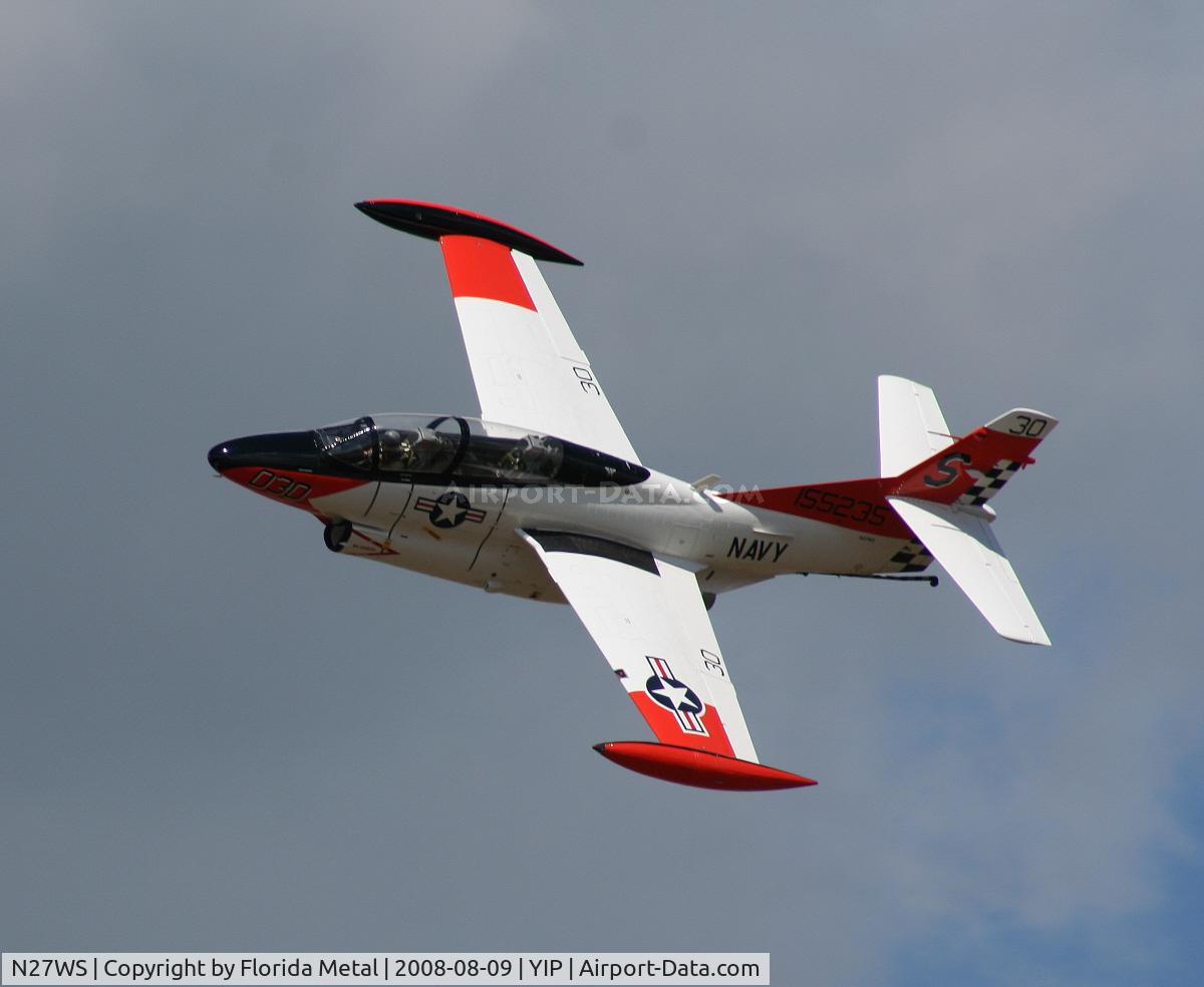 N27WS, North American T-2B Buckeye C/N 310-30, Collings Foundation T-2B Buckeye