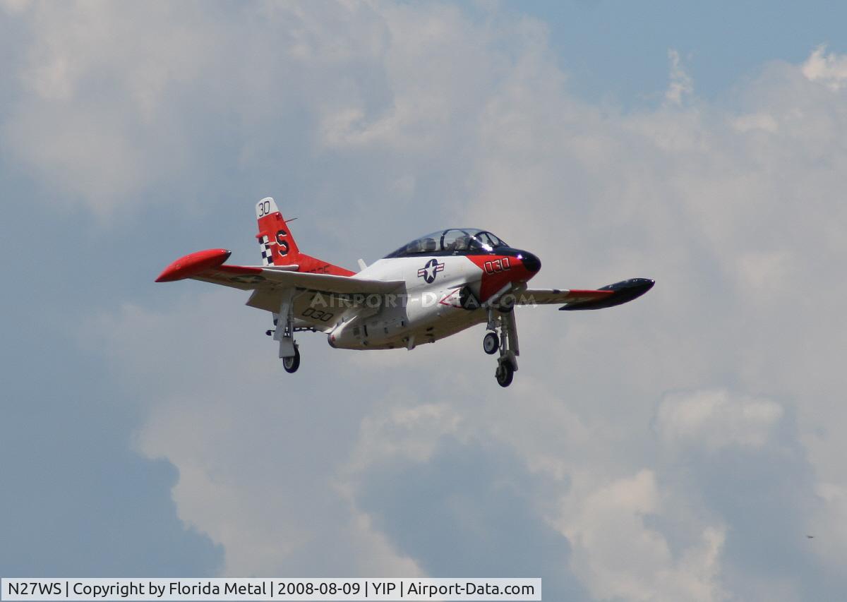 N27WS, North American T-2B Buckeye C/N 310-30, Collings Foundation T-2B Buckeye