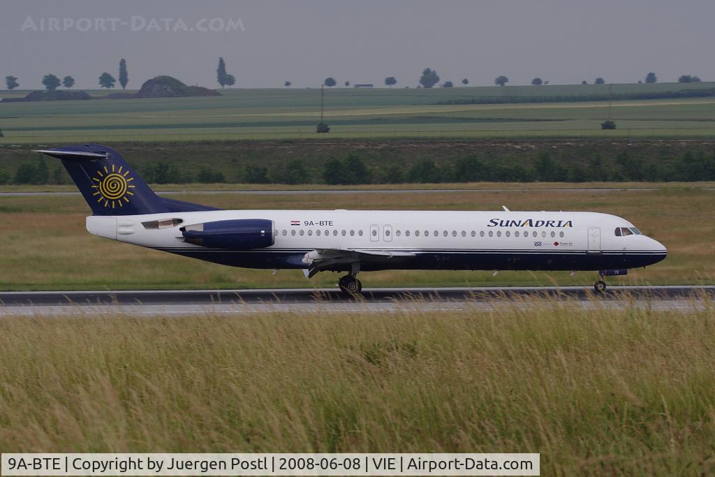 9A-BTE, 1992 Fokker 100 (F-28-0100) C/N 11416, Fokker 100
