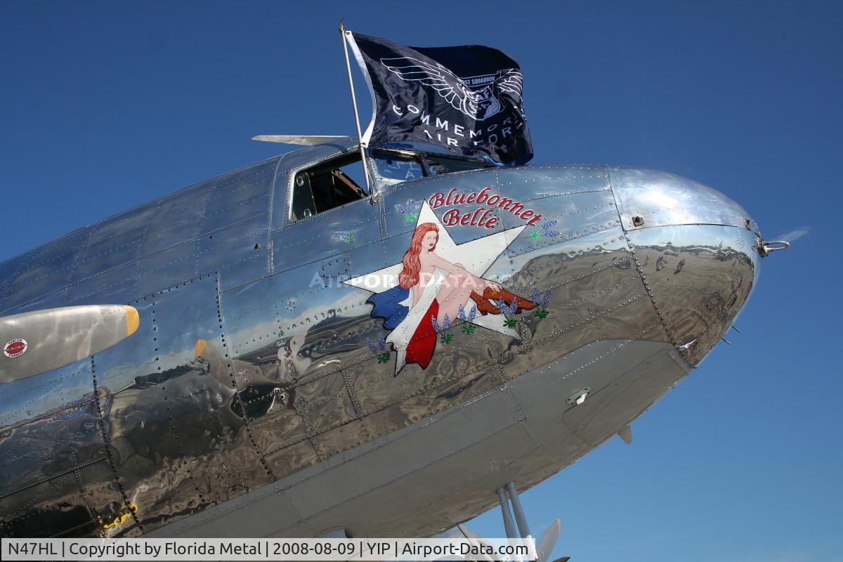 N47HL, 1943 Douglas C-47B-20-DK C/N 27203, Commemorative Air Force's C-47 Blue Bonnet Belle