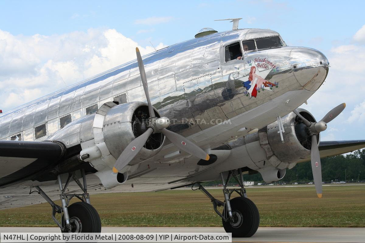 N47HL, 1943 Douglas C-47B-20-DK C/N 27203, Commemorative Air Force's C-47 Blue Bonnet Belle