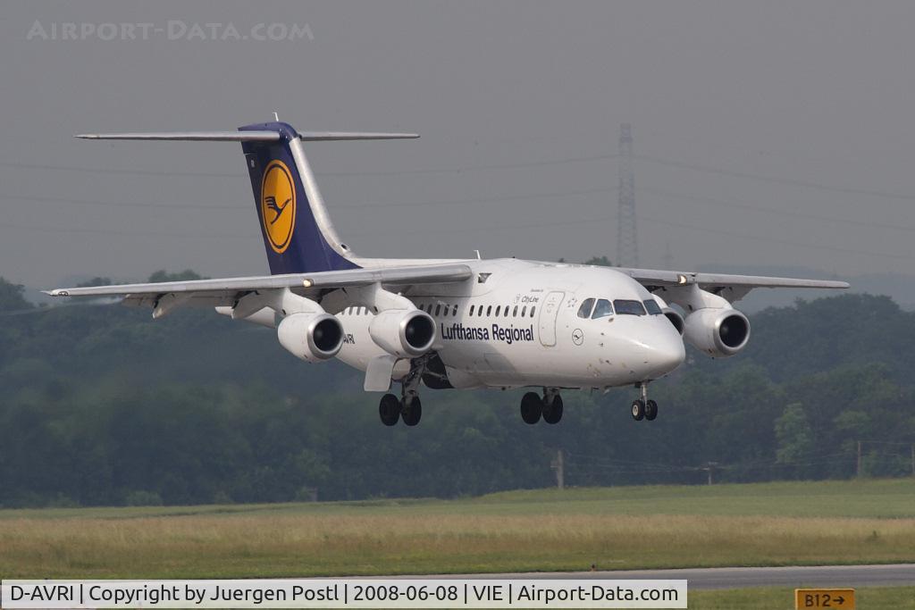 D-AVRI, 1995 British Aerospace Avro 146-RJ85 C/N E.2270, Avro RJ85