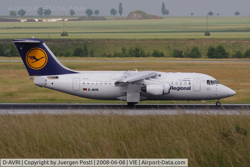 D-AVRI, 1995 British Aerospace Avro 146-RJ85 C/N E.2270, Avro RJ85
