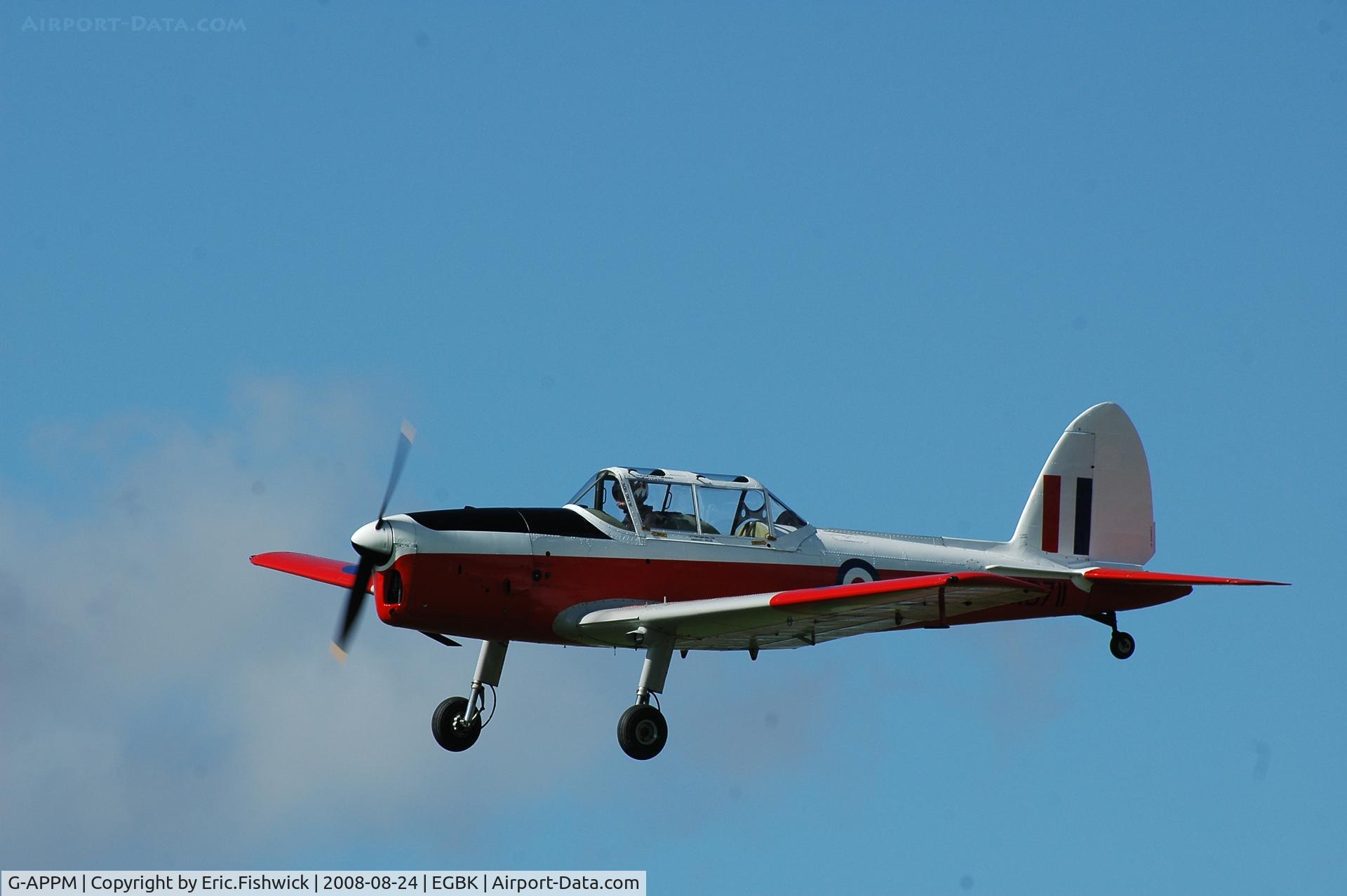 G-APPM, 1950 De Havilland DHC-1 Chipmunk 22 C/N C1/0159, 4. WB711 at Sywell Airshow 24 Aug 2008