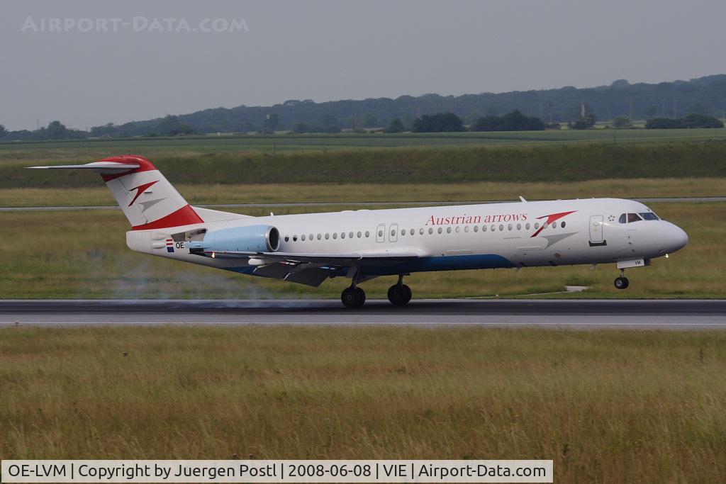 OE-LVM, 1991 Fokker F100 (F-28-0100) C/N 11361, Fokker 100