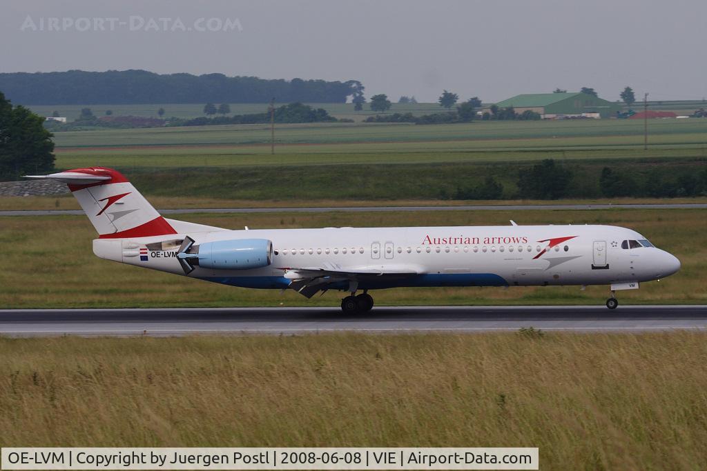 OE-LVM, 1991 Fokker F100 (F-28-0100) C/N 11361, Fokker 100