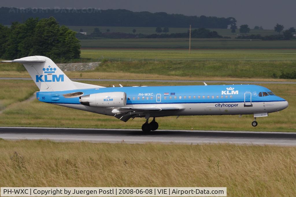 PH-WXC, 1996 Fokker 70 (F-28-0070) C/N 11574, Fokker 70