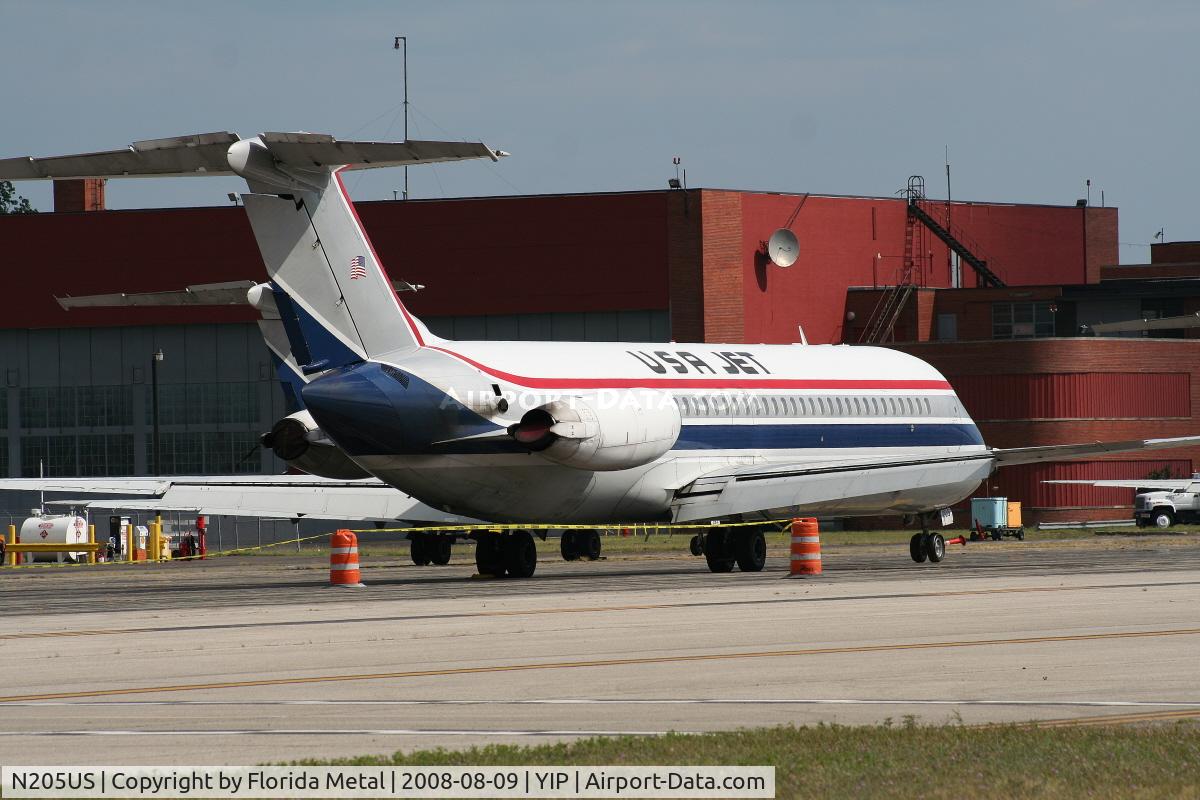N205US, 1976 McDonnell Douglas DC-9-32F C/N 47690, USA Jet DC-9-32