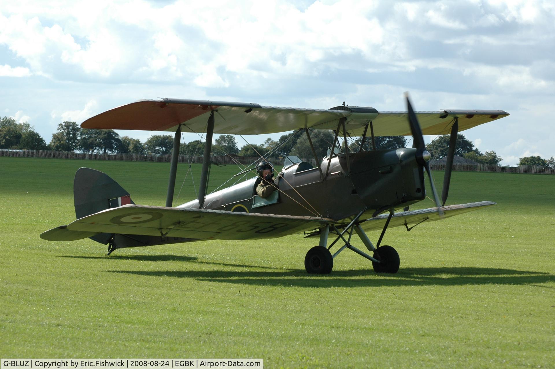G-BLUZ, 1944 De Havilland DH.82B Queen Bee C/N 1435, 3. LF858 at Sywell Airshow 24 Aug 2008