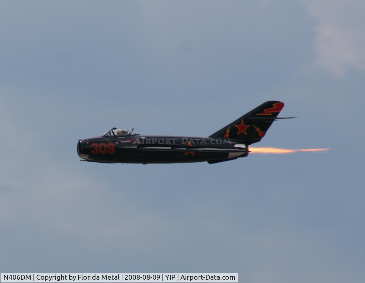 N406DM, 1957 Mikoyan-Gurevich MiG-17T C/N 0613, Mig-17