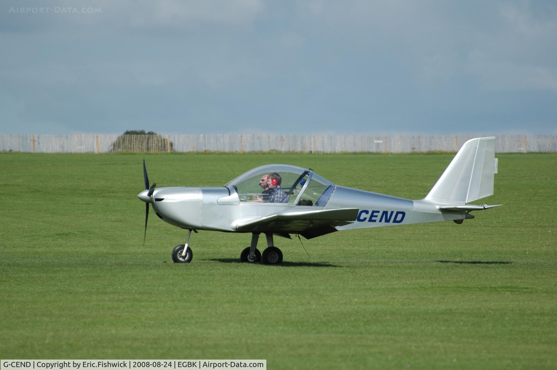 G-CEND, 2007 Cosmik EV-97 TeamEurostar UK C/N 2916, 1. G-CEND at Sywell Airshow 24 Aug 2008