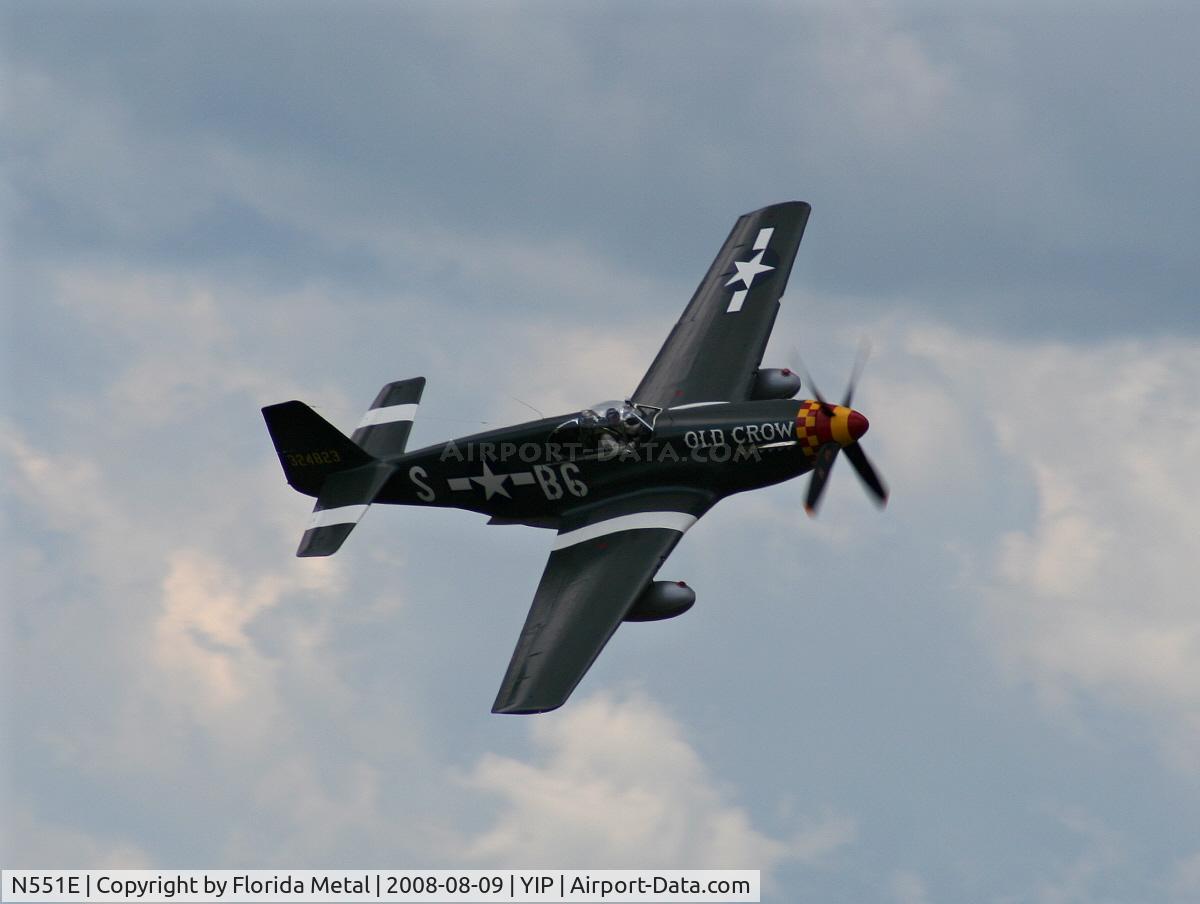 N551E, 1943 North American P-51B-1NA Mustang C/N 102-24700, Jack Roush's P-51B Old Crow