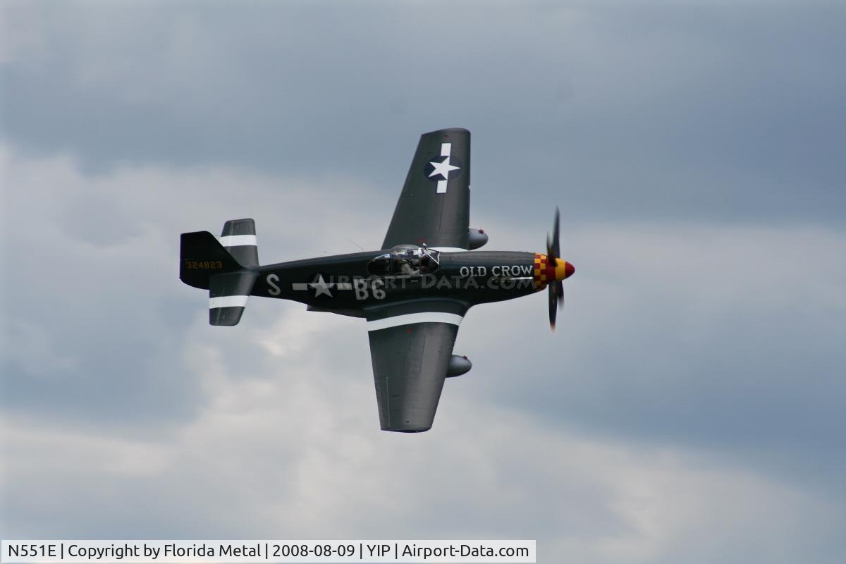N551E, 1943 North American P-51B-1NA Mustang C/N 102-24700, Jack Roush's P-51B Old Crow