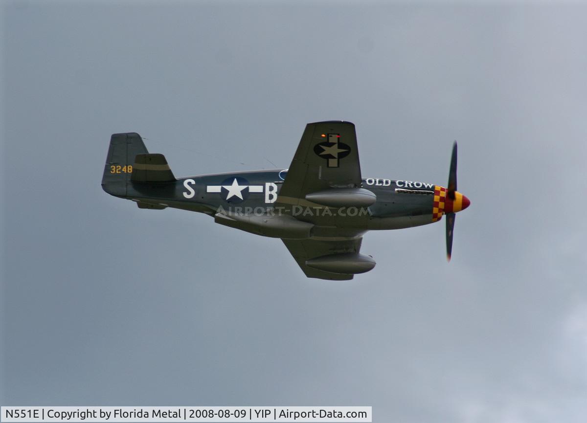 N551E, 1943 North American P-51B-1NA Mustang C/N 102-24700, Jack Roush's P-51B Old Crow