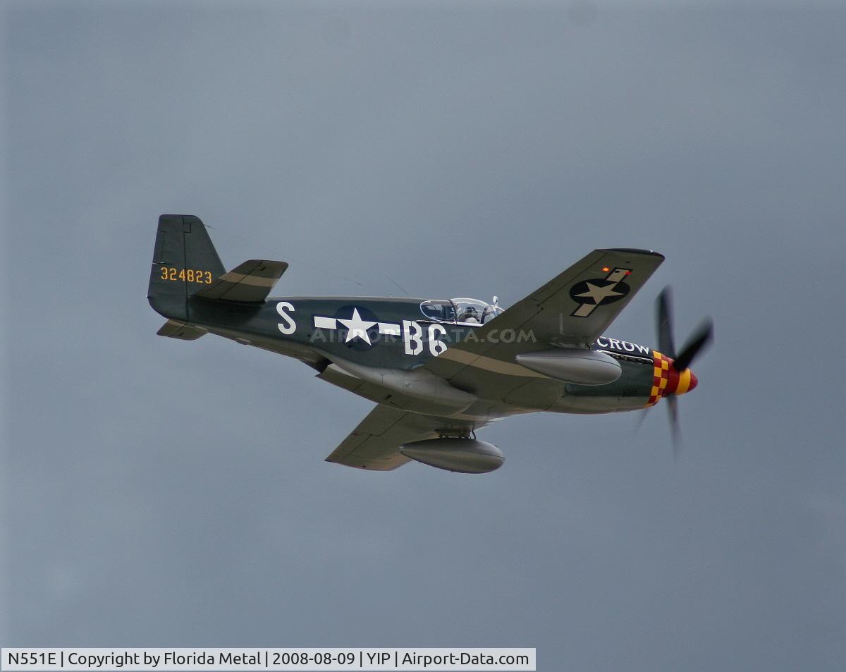 N551E, 1943 North American P-51B-1NA Mustang C/N 102-24700, Jack Roush's P-51B Old Crow