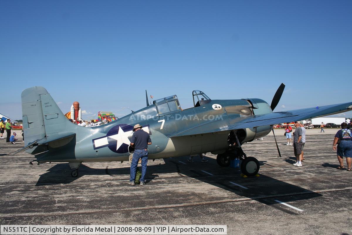N551TC, 1944 General Motors (Grumman) FM-2 Wildcat C/N 47160, Grumman FM-2 Wildcat