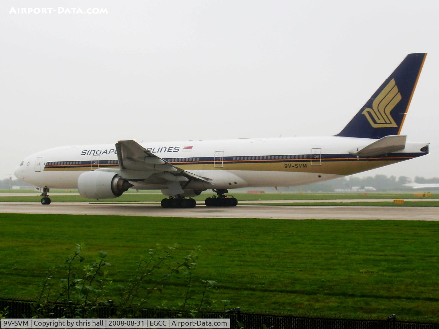 9V-SVM, 2003 Boeing 777-212/ER C/N 30874, Singapore Airlines
