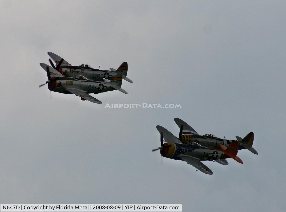 N647D, 1944 Republic P-47D Thunderbolt C/N 8955583, P-47D Wicked Wabbit