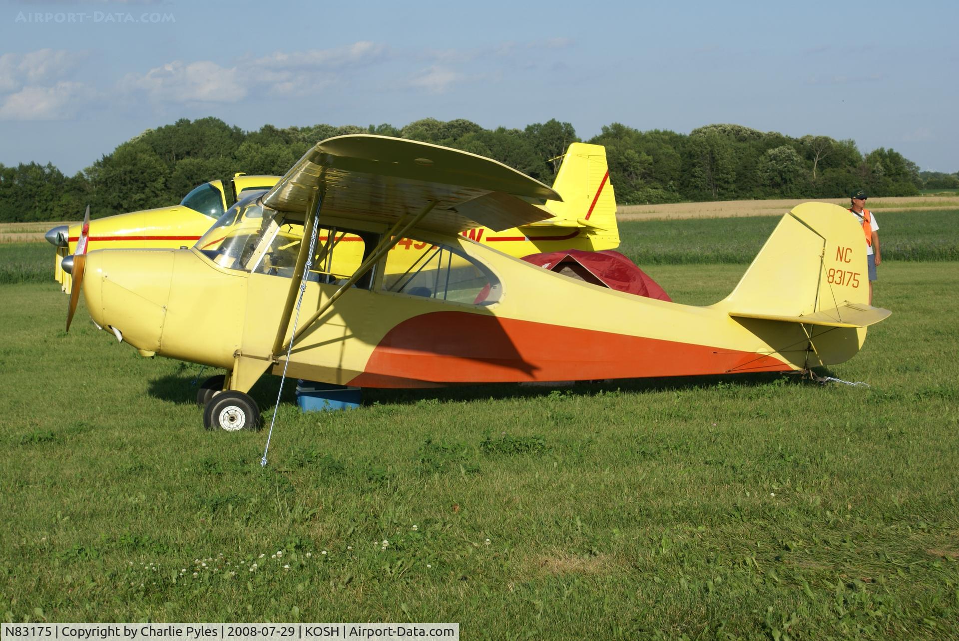 N83175, 1946 Aeronca 7AC Champion C/N 7AC-1834, Found in the South Forty at Airventure 2008
