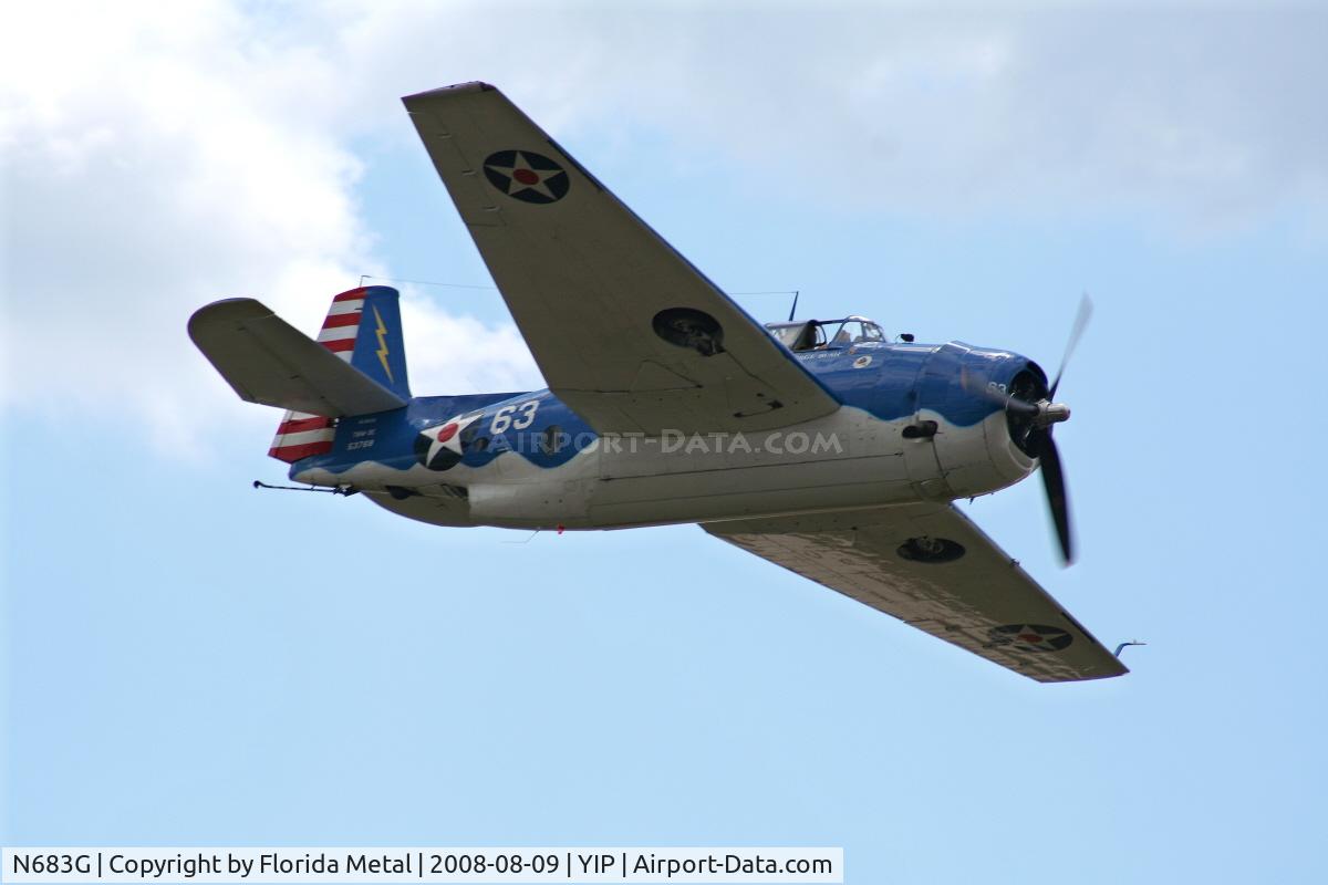 N683G, 1943 Grumman TBM-3E Avenger C/N 53768, Grumman TBM-3E Avenger