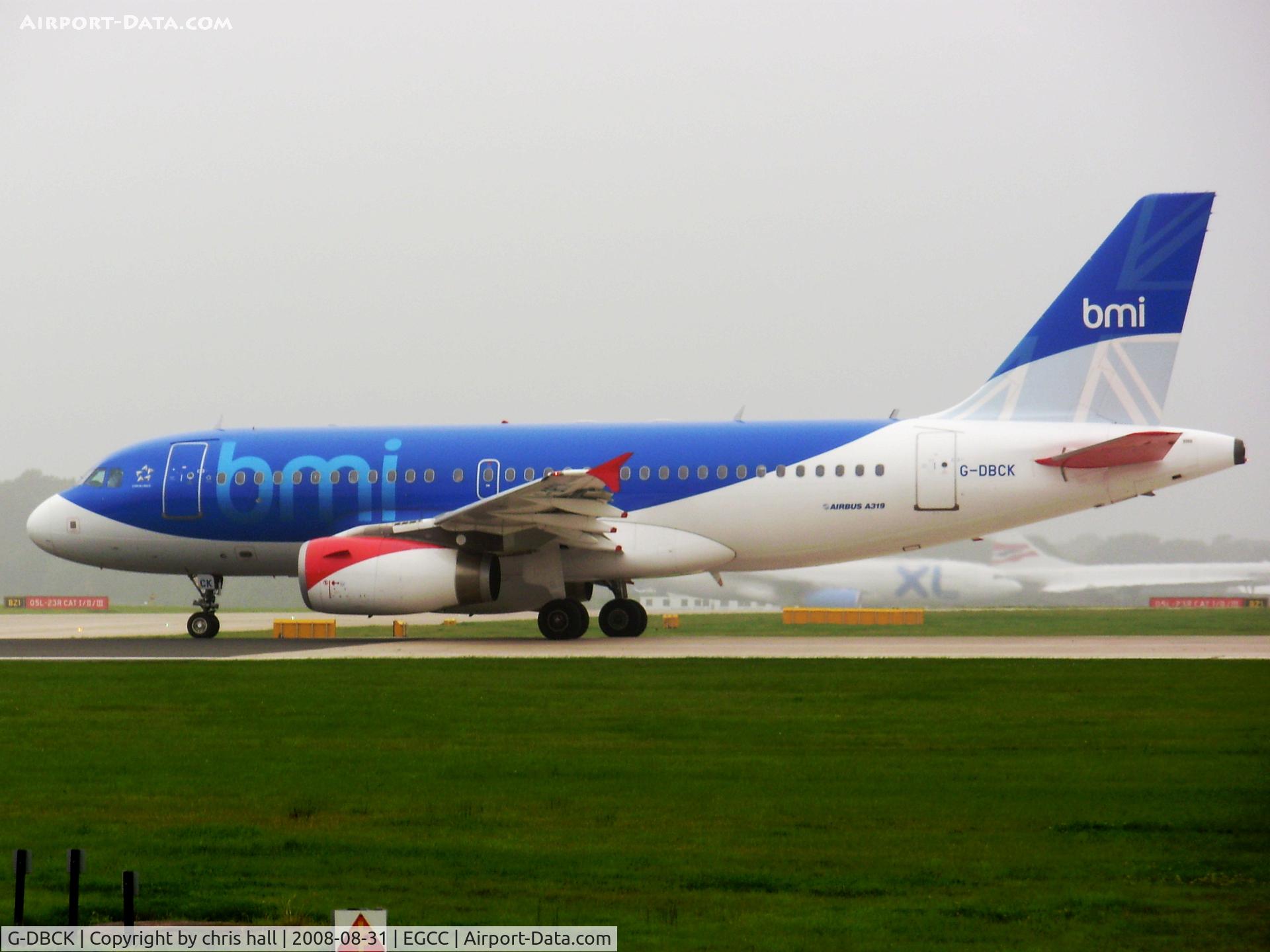 G-DBCK, 2007 Airbus A319-131 C/N 3049, BMI