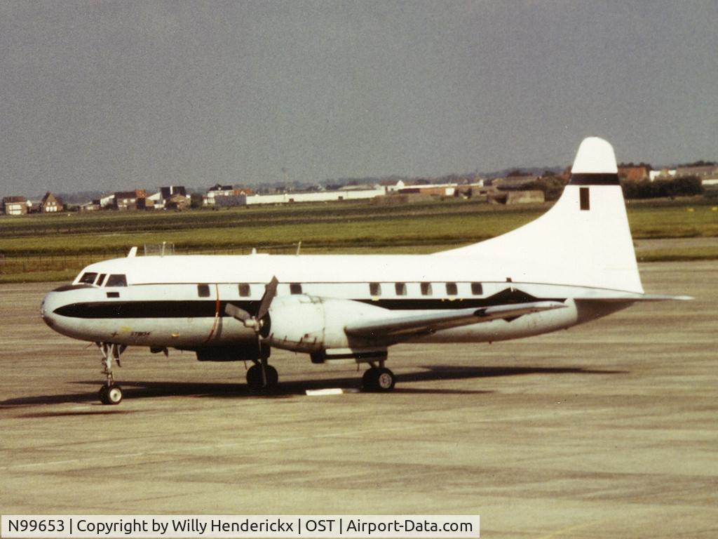 N99653, Convair 240 C/N 51-5139, Aircraft abandoned by crew at Ostend, then broken up