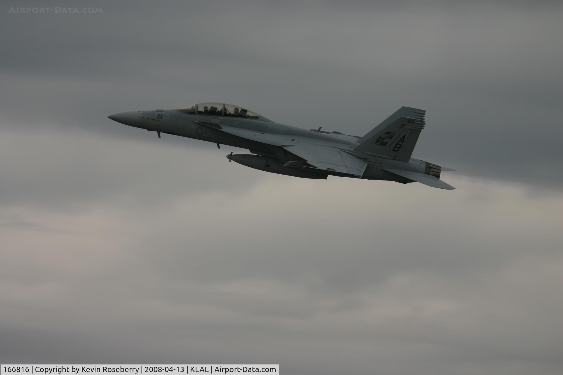 166816, Boeing F/A-18F Super Hornet C/N F189, Sun-n-Fun 2008