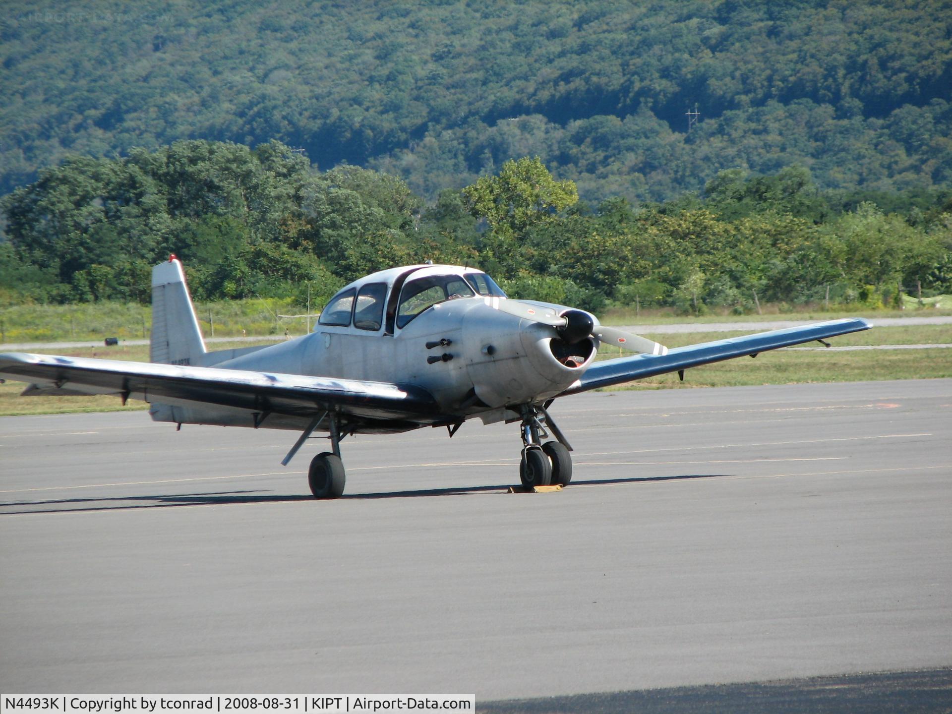 N4493K, 1948 Ryan Navion C/N NAV-4-1493, at Williamsport