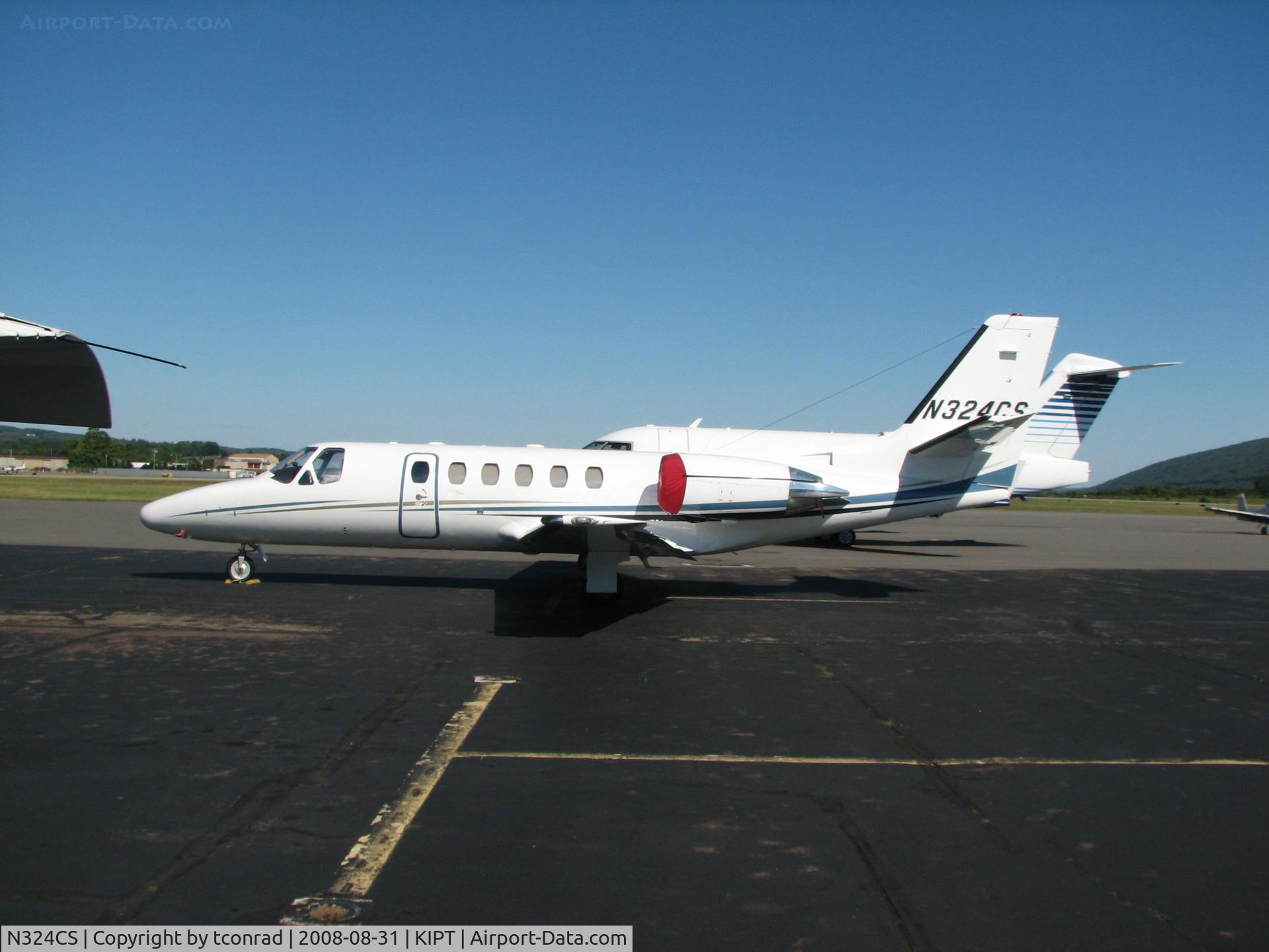 N324CS, 2003 Cessna 550B Citation Bravo C/N 550-1059, at Williamsport