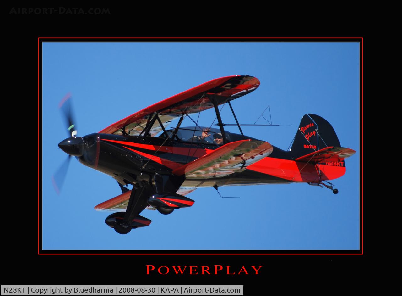 N28KT, 2005 Stolp SA-750 Acroduster Too C/N 0028, Power Play flyby.