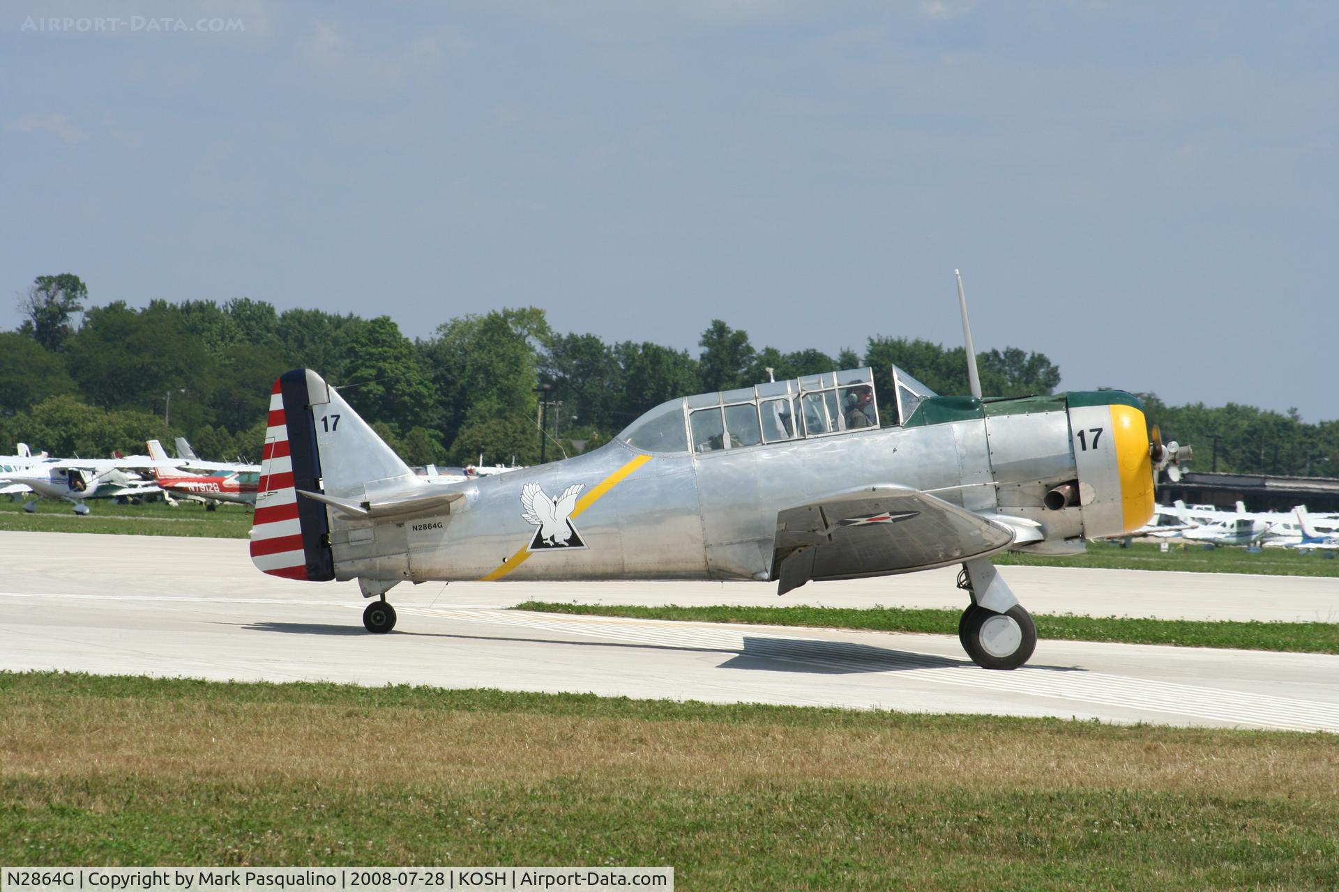 N2864G, 1959 North American SNJ-6 Texan C/N 121-43132, North American SNJ-6