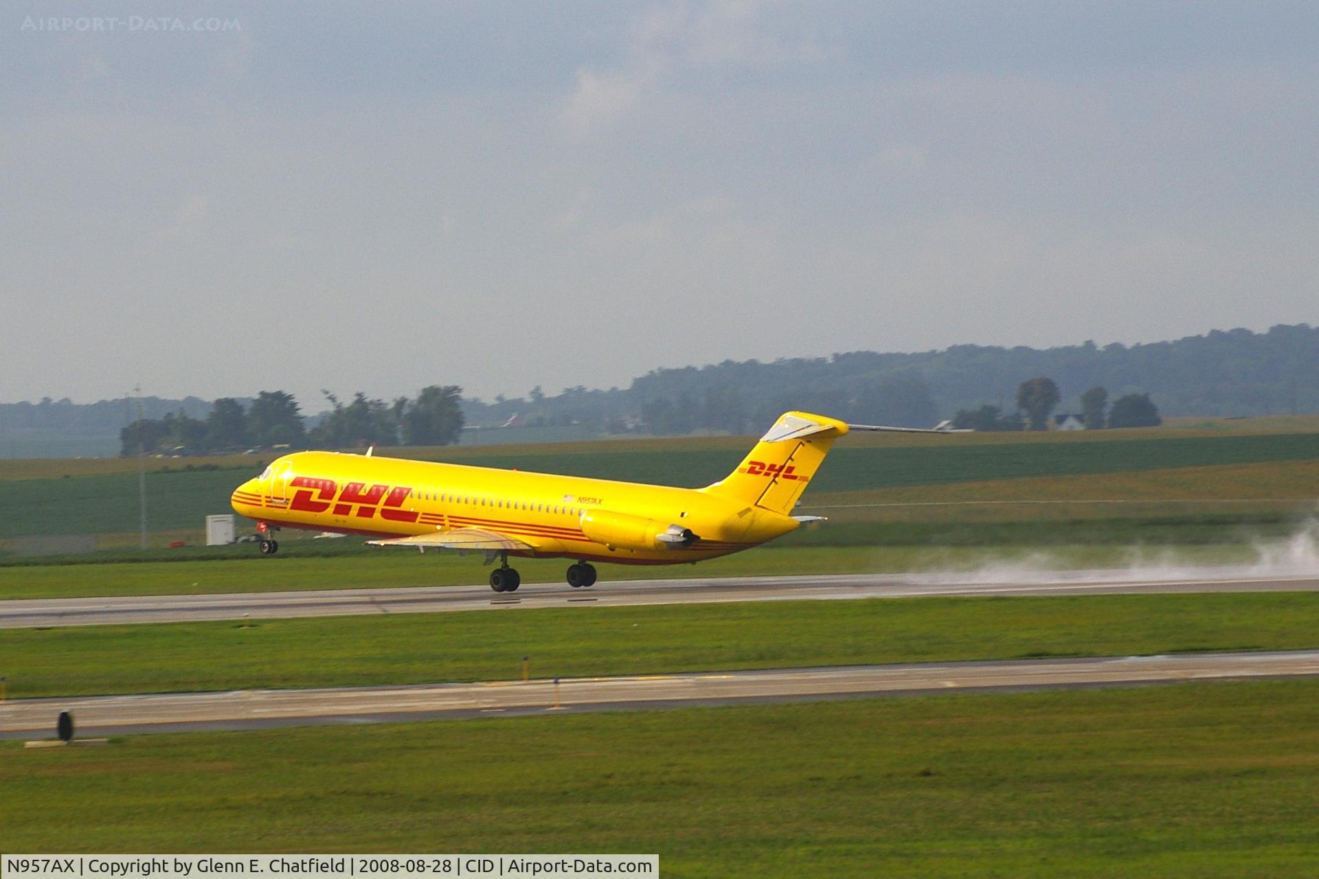 N957AX, 1977 Douglas DC-9-41 C/N 47759, Departing Runway 13 for Moline, IL