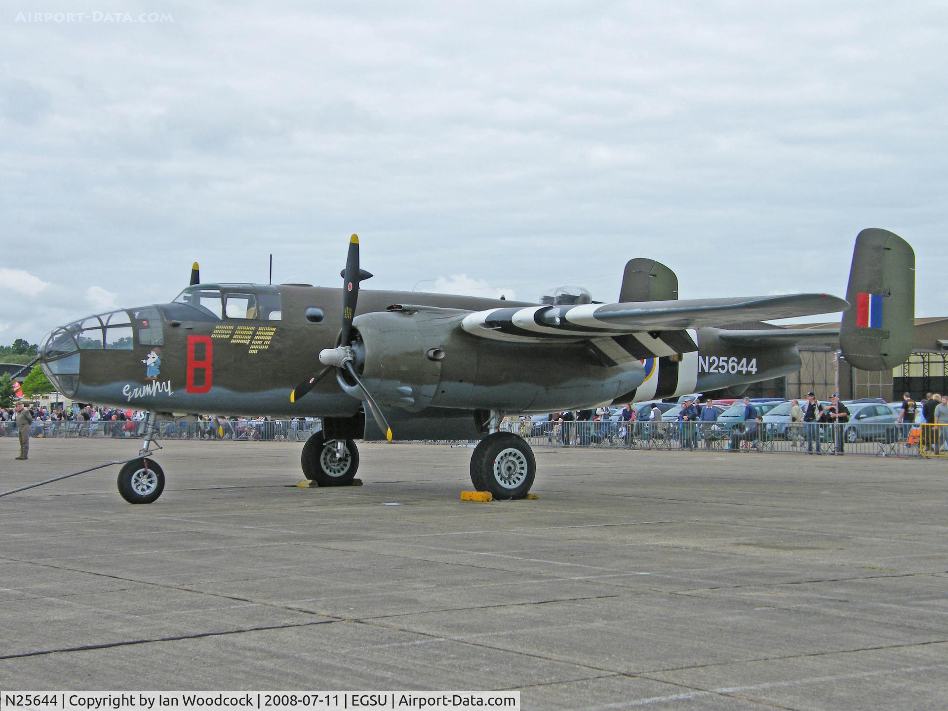 N25644, 1943 North American B-25D Mitchell C/N 100-23644, North American B-25D/Duxford
