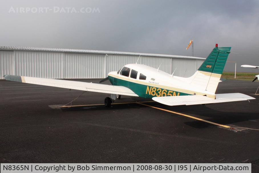 N8365N, 1981 Piper PA-28-161 C/N 28-8116194, On the ramp at Kenton, OH