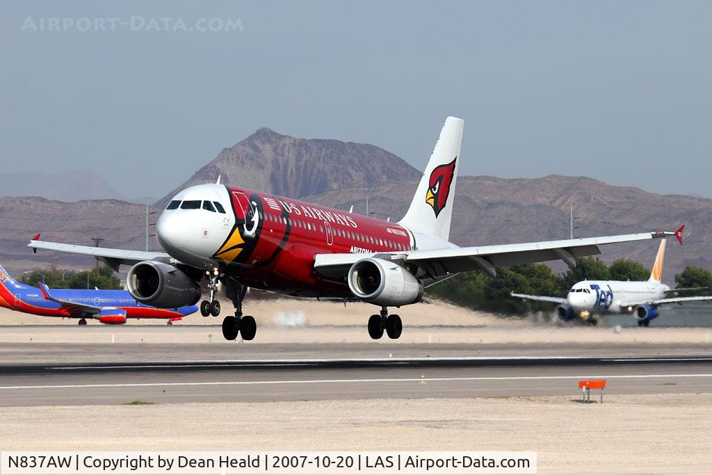 N837AW, 2005 Airbus A319-132 C/N 2595, US Airways 