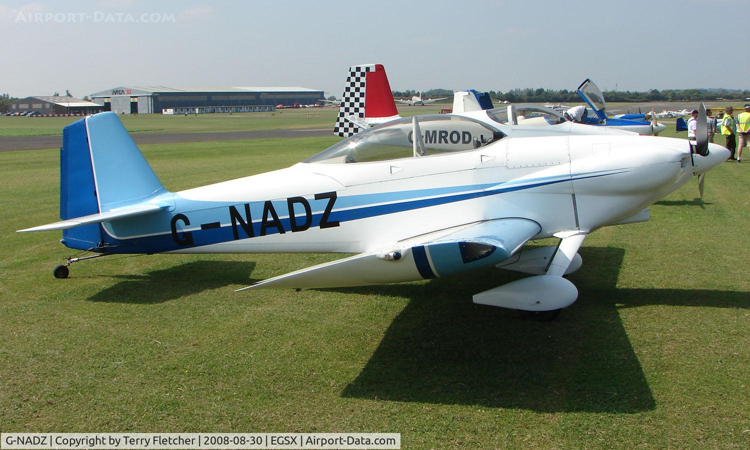 G-NADZ, 1983 Vans RV-4 C/N 3, Participant in the 2008 RV Fly-in at North Weald Uk