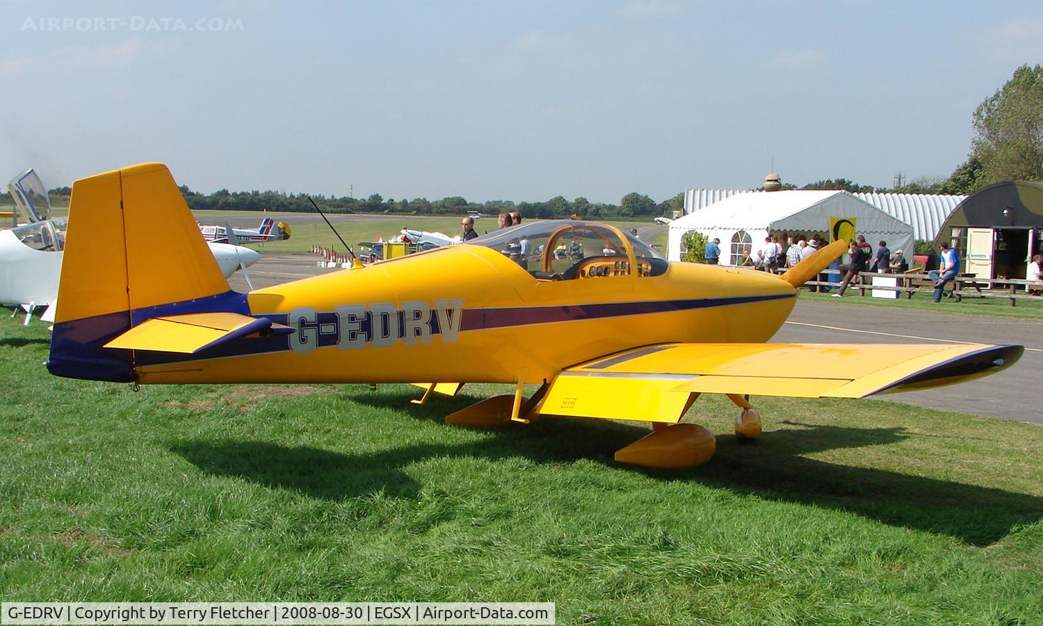 G-EDRV, 2004 Vans RV-6A C/N PFA 181A-13451, Participant in the 2008 RV Fly-in at North Weald Uk