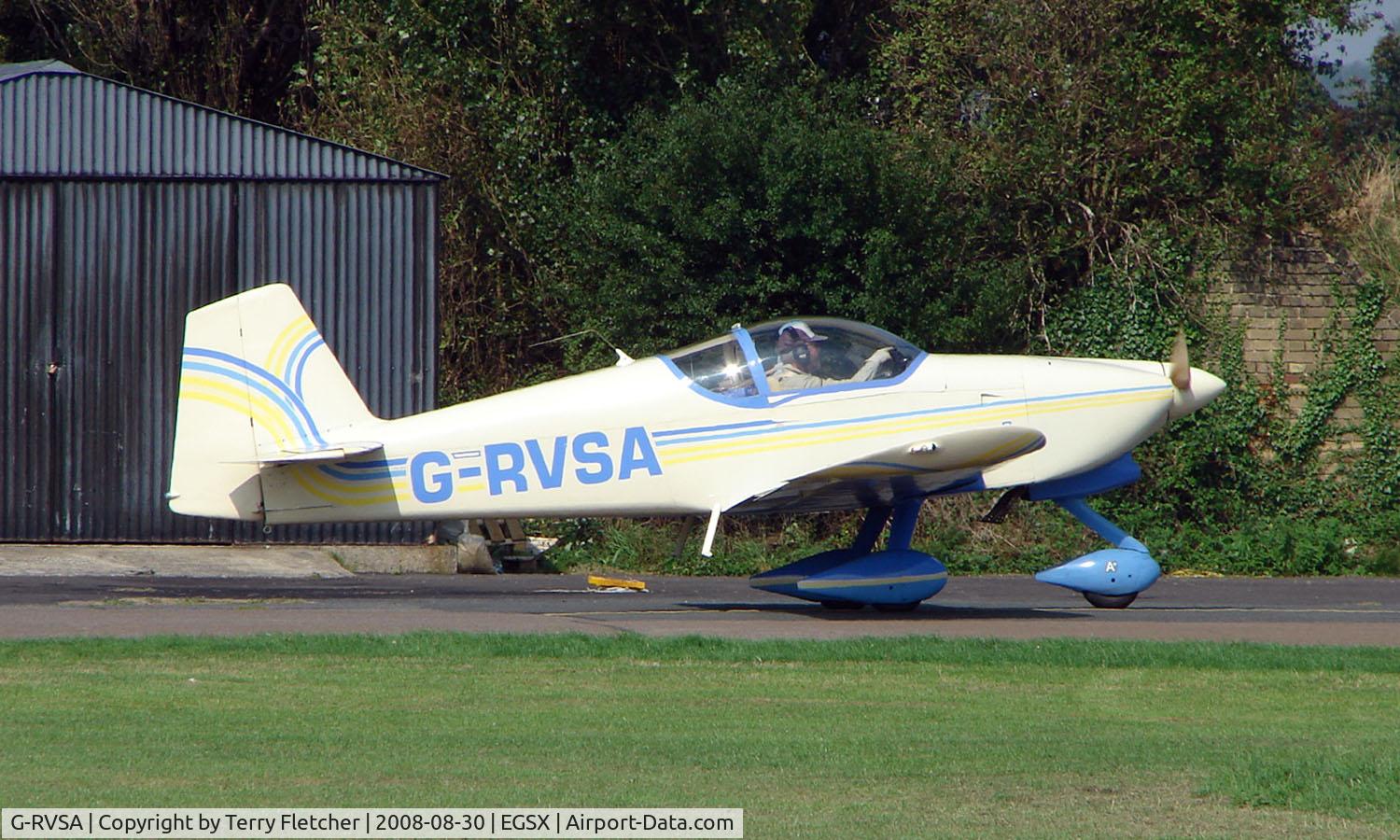 G-RVSA, 2004 Vans RV-6A C/N PFA 181A-12574, Participant in the 2008 RV Fly-in at North Weald Uk