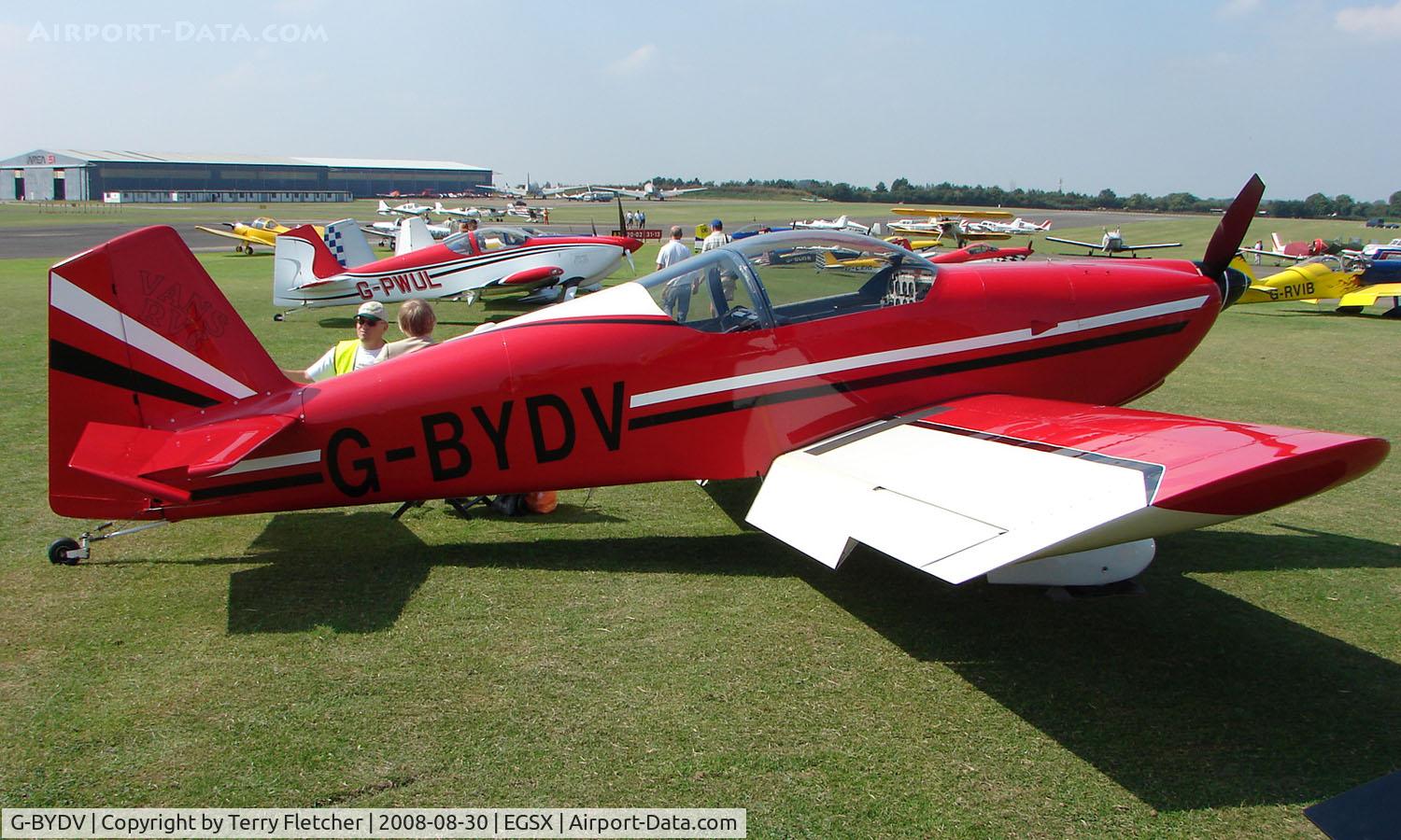 G-BYDV, 1999 Vans RV-6 C/N PFA 181-13264, Participant in the 2008 RV Fly-in at North Weald Uk